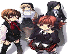 4 cute anime girls