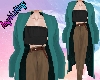 Overlay Coat Blue