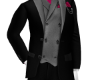 BRYCE BLK/GRY3PC SUIT PK