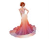 Ombre Fire gown 3