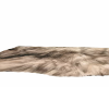 rustic fur rug