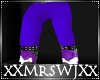 Purple Skull Pants M