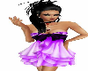 (AH)Purple Beige Dress