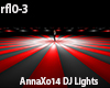 DJ Light Red White Floor