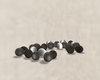 Floor Balloons-Taupe/Gry