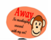 Away sign - monkey