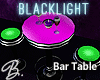 *B* Blacklight Bar Table