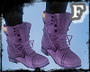 [Gel]Purple leatherboots