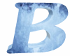 ICE Blue Letter B