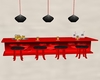 Red Hearts w/black seat