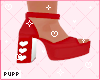 𝓟. Red Heart Shoes v1
