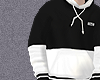 black&white hoodie