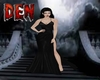 Raven Black Gown