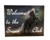 Welcome Club sign