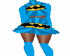 Blue Batman Sweater Set