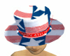 4th of July Scroll Hat