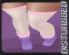 ! Add On Nylons-Wh&Pink