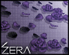 Purple&Blk Floor Petals