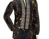 Dashing Gold Black Suit