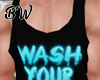 Wash U Hands DJ Tank