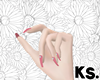 ♕ Pink Diamond Nails