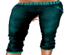 {M}Teal Jeans Shorts
