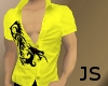 Yellow Muscular Shirt