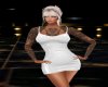 RLS TAT DRESS WHITE