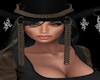 Chained Cowgirl Hat-BRW