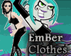 Ember latex clothes