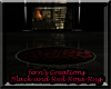 Black and Red Rosa Rug