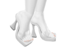 Nessa White Heels