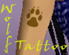 Wolf Paw R. Arm tattoo