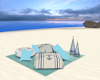 beach pillows/poses