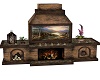 COUNTRY TV/FIREPLACE