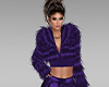 Violet  Fur Jacket