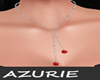 Ruby on SilverNecklace