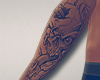 P. Snake Skull Tattoos