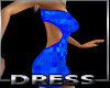 Animated Blue Club Dress
