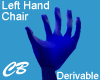 CB Blue Hand Chair (L)