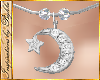 I~Silver Moon Necklace