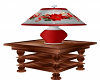 Christmas Lamp w/Table