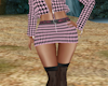 S4E Lt Pink Houndtooth