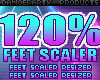 120% Feet Scaler Resizer