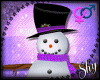 !PS Snowman Hat PURPLE