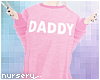 DADDY Sweater ♥ pink.