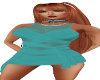 BAD Teal Tie Dress