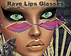 Rave Lips Glasses Femme