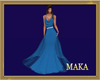 [MK]Vestido azul gown