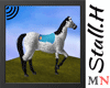Stall Horse Animate Grey